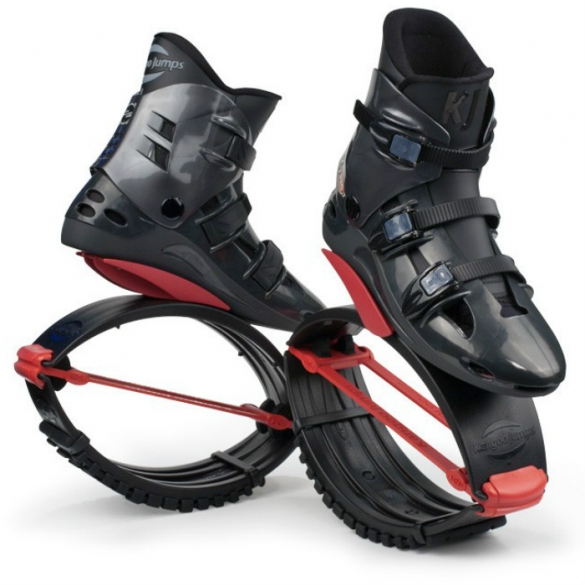 Kangoo Jumps PRO7 zwart grijs rood KJPRO7BLACKRED